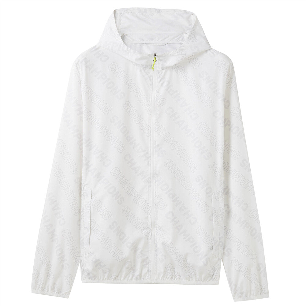 G-Motion Ultra-Light Windbreaker White G-Motion Pattern