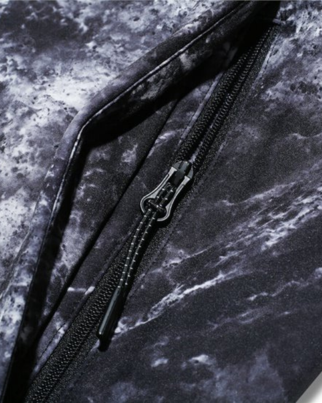 G-Motion Soft Africa Black 91 - Jacket [Pattern] / South Shell Giordano White