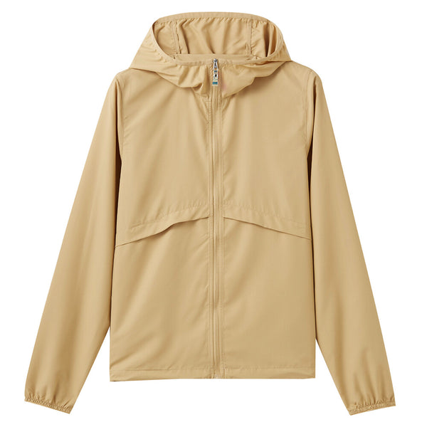Giordano Women G-Motion Ultra-Thin Hooded Windbreaker Khaki