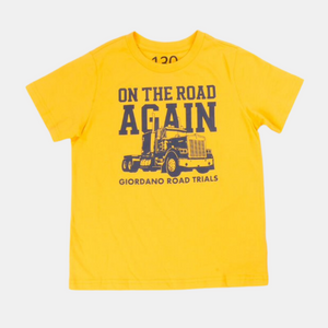 Kids Printed T-Shirt - Yellow