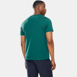 Mens Printed Slim Fit Tee 66 Deep Teal