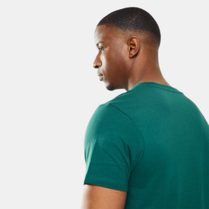 Mens Printed Slim Fit Tee 66 Deep Teal