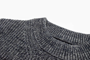 Solid Knit Sweater Dark Grey