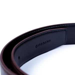 Giordano Engraved Leather Belts