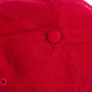 Giordano Embroidered Logo Cap - 04 Biking Red