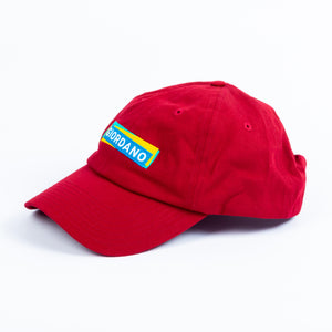 Giordano Embroidered Logo Cap - 04 Biking Red