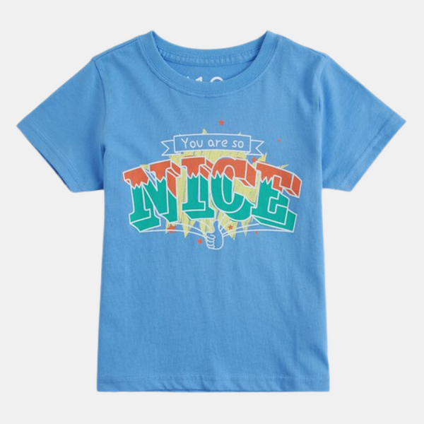 Kids Printed T-Shirts - 51 Marina Blue