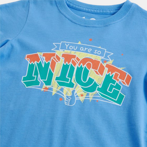 Kids Printed T-Shirts - 51 Marina Blue