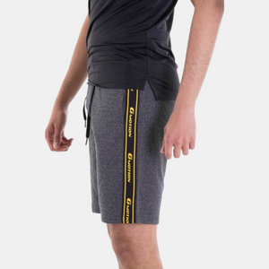 G-Motion Double Knit Taping Drawstring Shorts 42 Melange Black