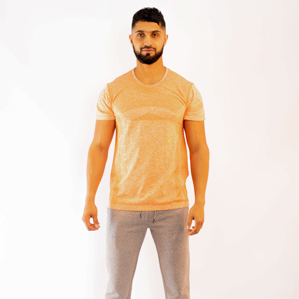 Coolmax T-Shirt Melange Orange