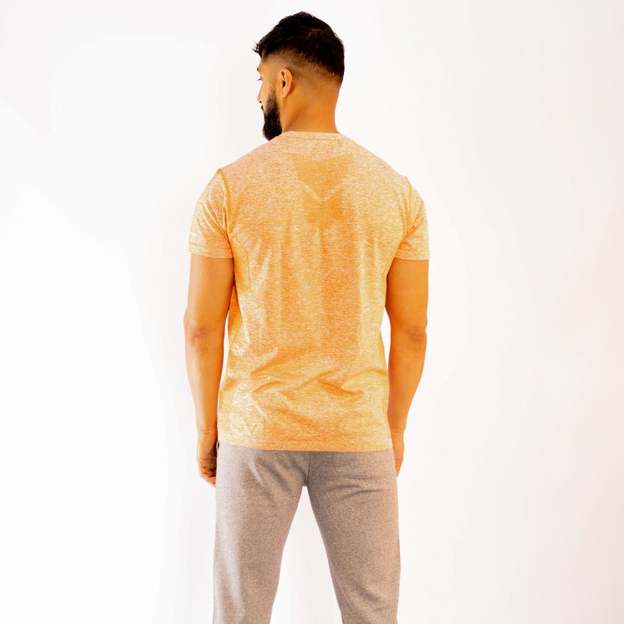 Coolmax T-Shirt Melange Orange