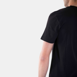 Mens Printed Slim Fit Tee 38 Signature Black