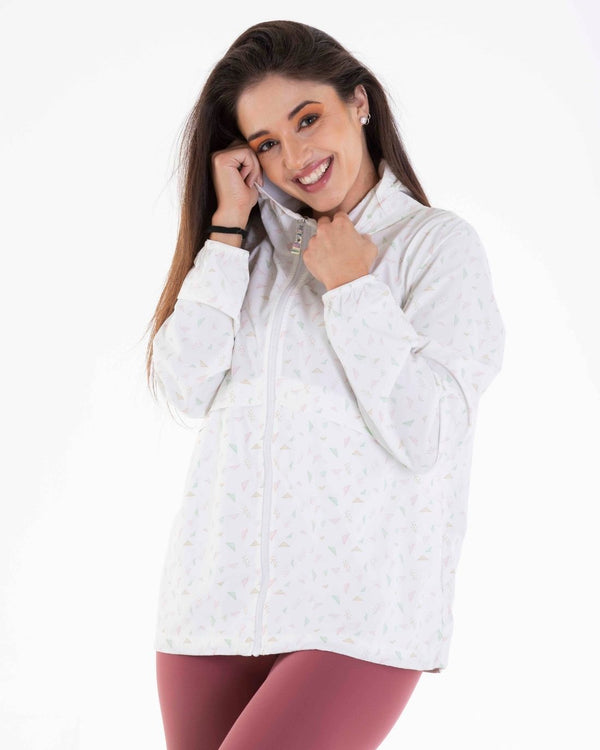 Giordano Women G-Motion Ultra-Thin Hooded Windbreaker 95 Pattern