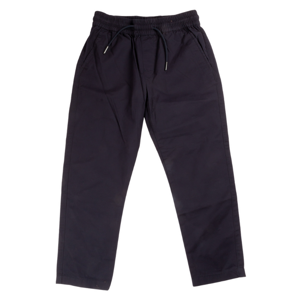 Drawstring Cotton Trousers 66 Signature Navy