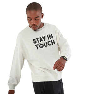 Stay in Touch Sweater Melange White