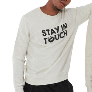 Stay in Touch Sweater Melange White