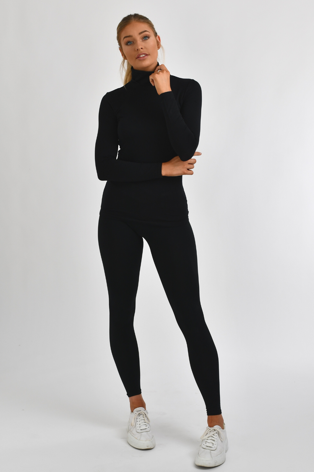 Women's G-Warmer Thermal Leggings 02 Signature Black - Giordano South Africa