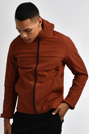 G-Motion Soft Shell Jacket Chestnut Peel Khaki