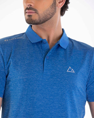 G-Motion Ultra Stretch Coolmax Golfer 13 Melange Space Lapis Blue