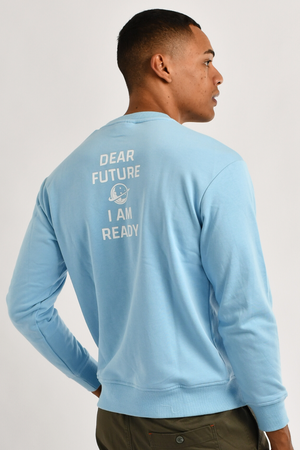 Dear Future Sweater Arctic Blue