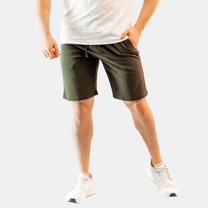 Drawstring Sweat Shorts - Grape Leaf