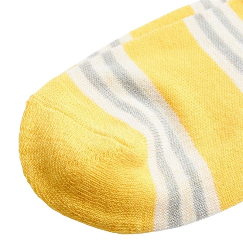 2 Pairs Socks - 03 Grey & Yellow