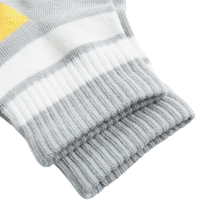 2 Pairs Socks - 03 Grey & Yellow