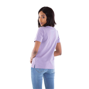 Giordano Logo Cotton Ladies Short-Sleeve Tee 17 Dusk Purple