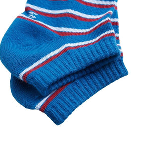 G-Motion Ankle Socks - 2 Pairs 18 Blue x Red x White