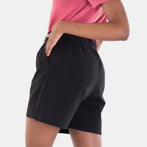 Ladies Drawstring Cotton Shorts 09 Signature Black