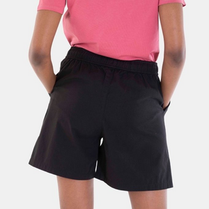 Ladies Drawstring Cotton Shorts 09 Signature Black