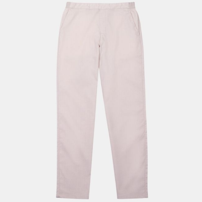Solid Elastic Waistband Ladies Casual Pants 07 Pumice Stone Grey