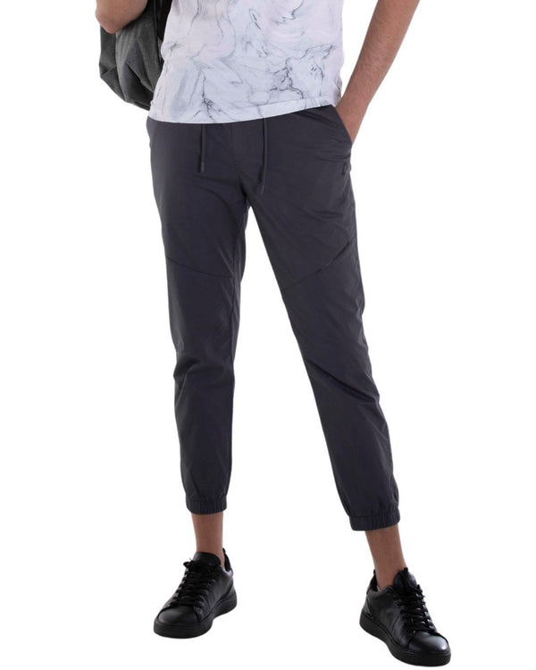 G-Motion Draw String Jogger Pants 08 Signature Grey