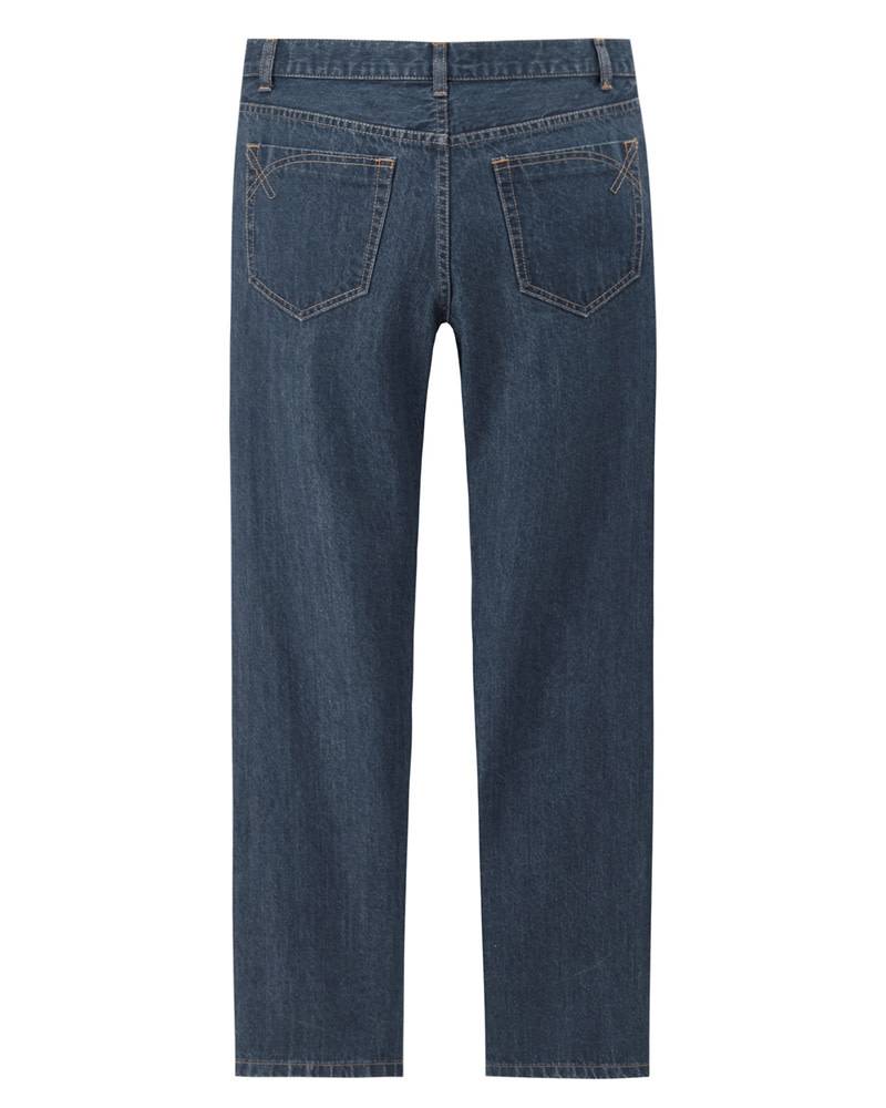 Mid-Rise Tapered Jeans 50 Rinse Wash